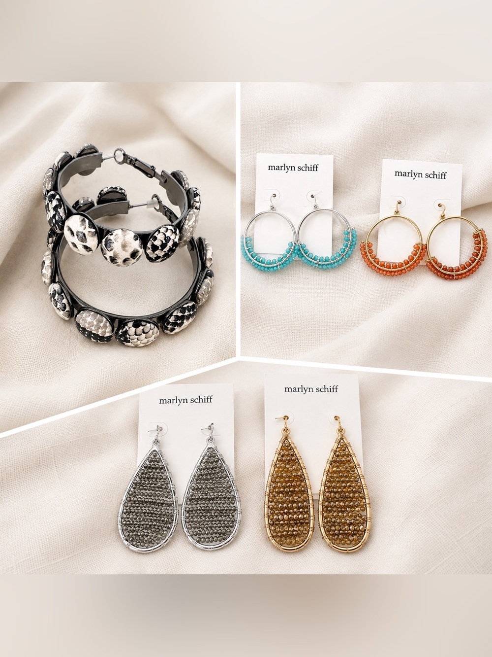 NWT Marlyn Schiff Earrings Dangle Earring Bundle